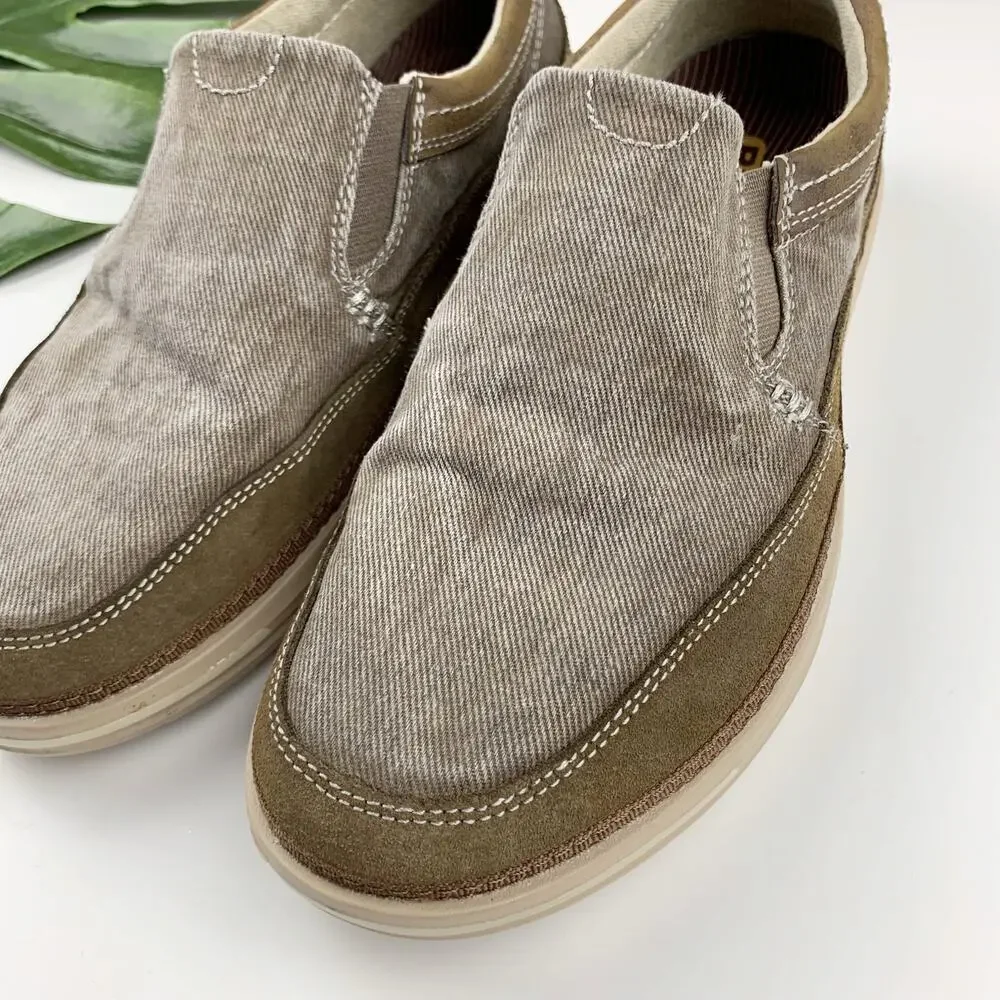 Skechers Landen Steller Loafers Casual Slip On Brown Comfort Shoes Men's 8